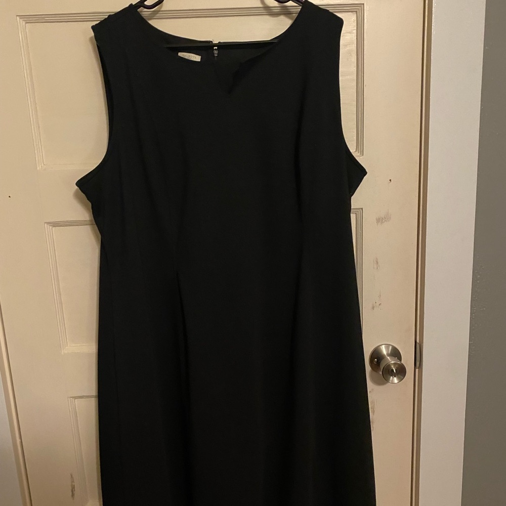 Talbots Sleeveless Black Dress